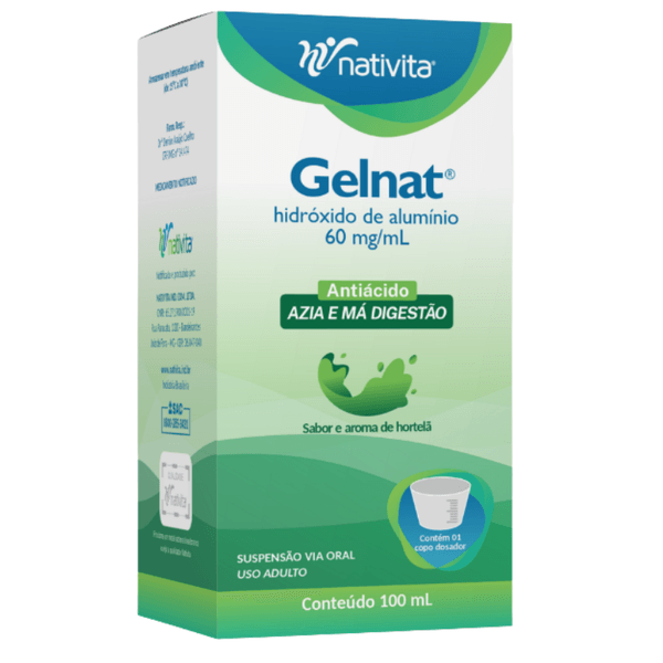Gelnat Hidroxido de Aluminio 60mg/ml 100ml
